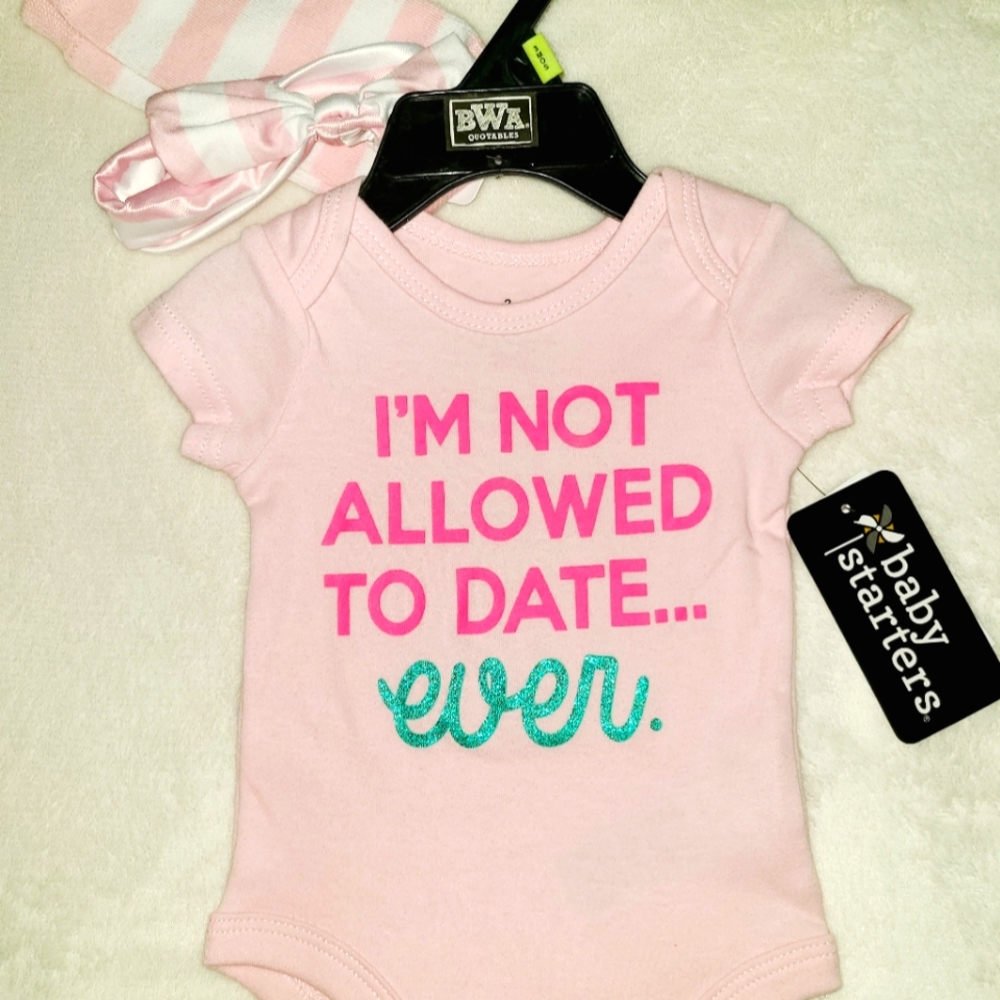 Onesie with bow and leg warmers
